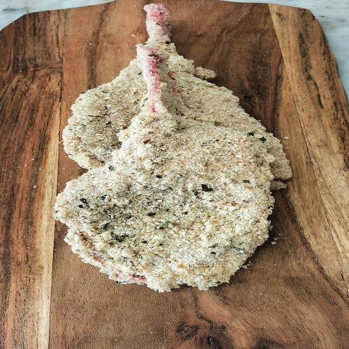 Lamb crumbed cutlet - Merchant Family Butchers